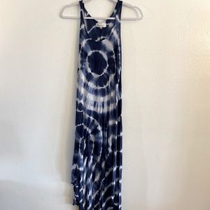Tie Dye High Low Swim Cover-Up